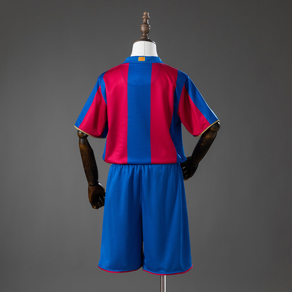 Kit Criança FC Barcelona 2007-08 Principal