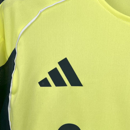 Camisola Fenerbahce 2025-26 Alternativa Amarela Versão Adepto