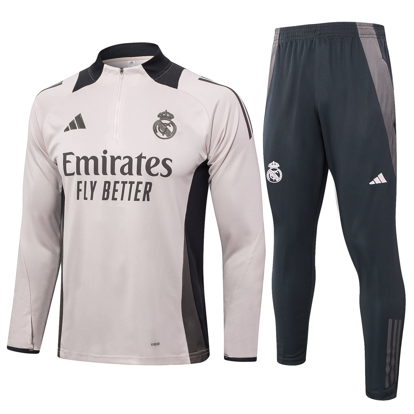 Fato de Treino Real Madrid CF 2024-25 - Camisola com Fecho