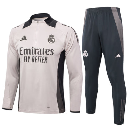 Fato de Treino Real Madrid CF 2024-25 - Camisola com Fecho