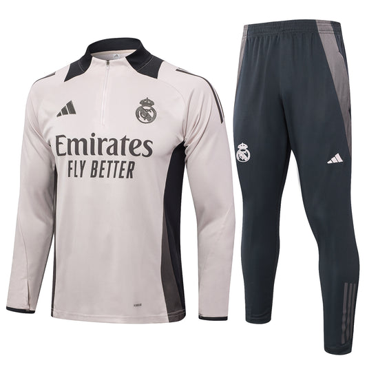 Fato de Treino Real Madrid CF 2024-25 - Camisola com Fecho