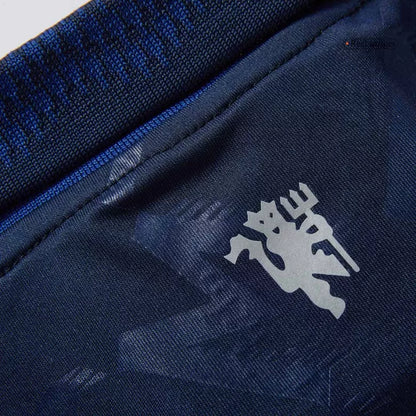 Camisola Manga Comprida M-United 2024-25 Alternativa Azul Versão Adepto