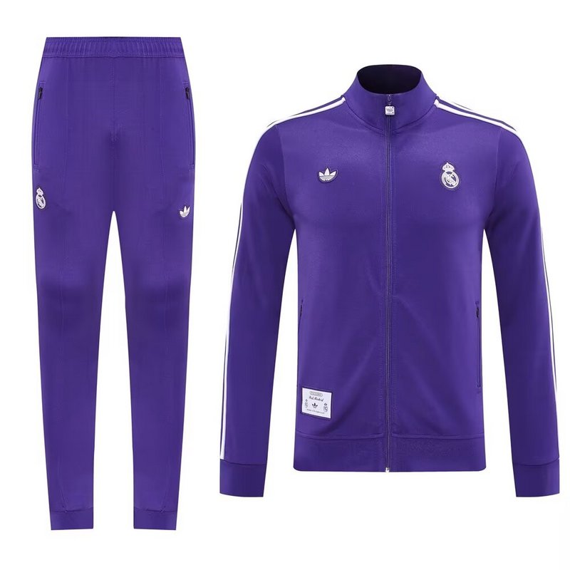 Fato de Treino Real Madrid 2025-26 - Casaco sem Capuz