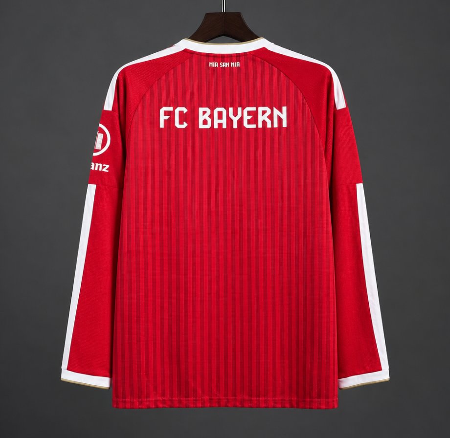 Camisola Manga Comprida FC Bayern Munique 2026-27 Principal Versão Adepto