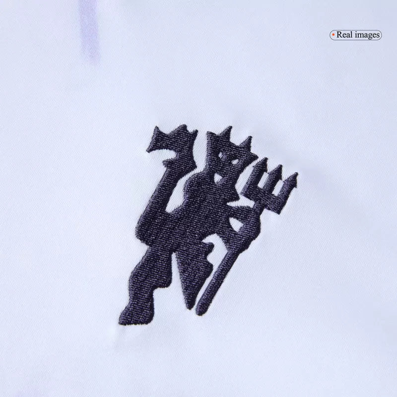 Camisola M-United 2025-26 Alternativa Branca Versão Adepto