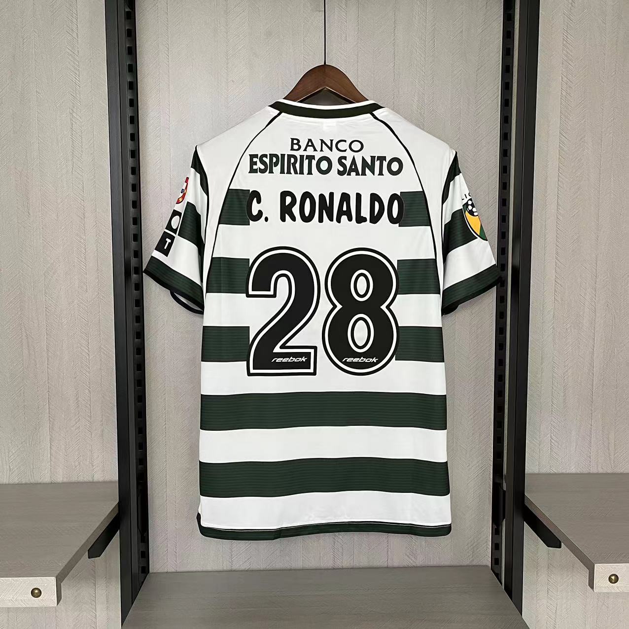 Camisola SCP 2001-02 Principal C. RONALDO #28