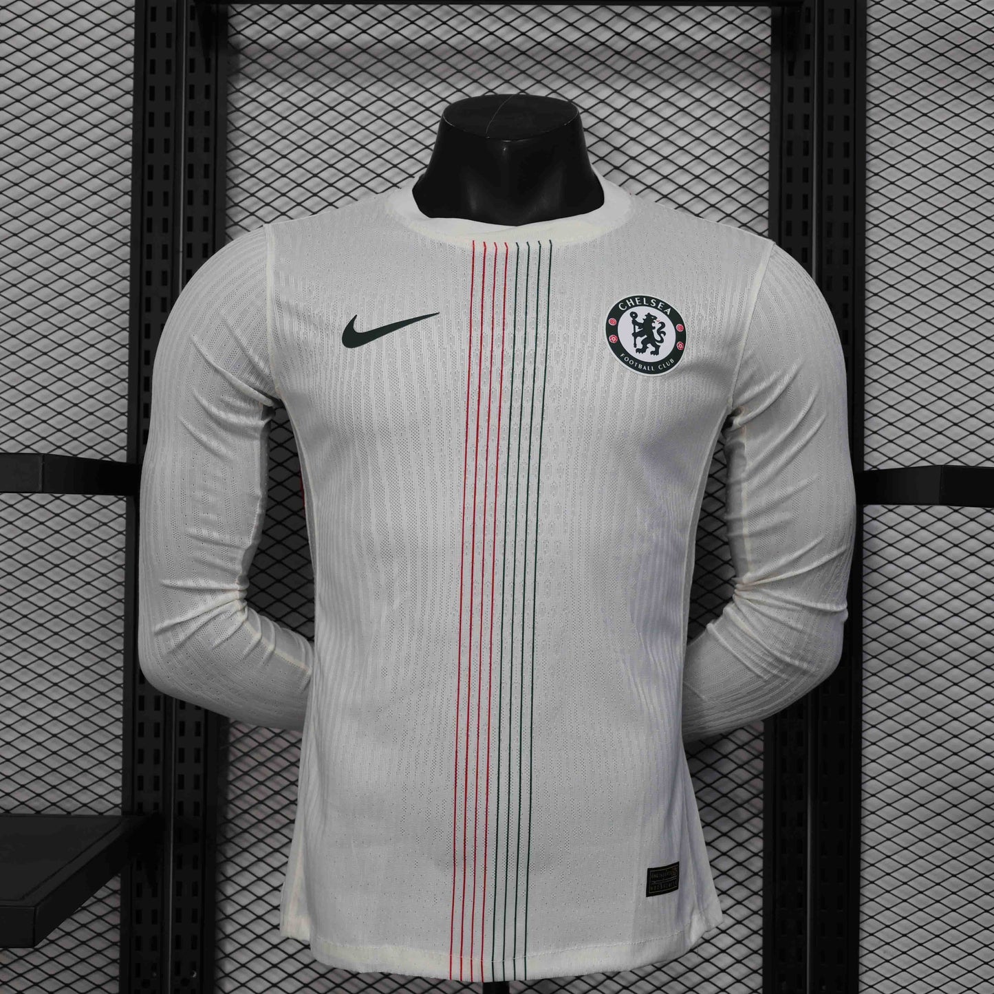 Camisola Manga Comprida CHE 2025-26 Alternativa Branca Versão Jogador