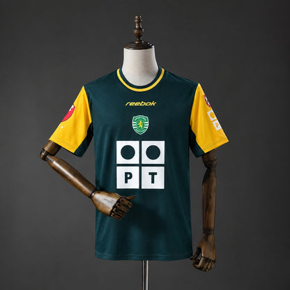 Camisola S.C.P. 2002-03 Alternativa Verde Escura Versão Adepto