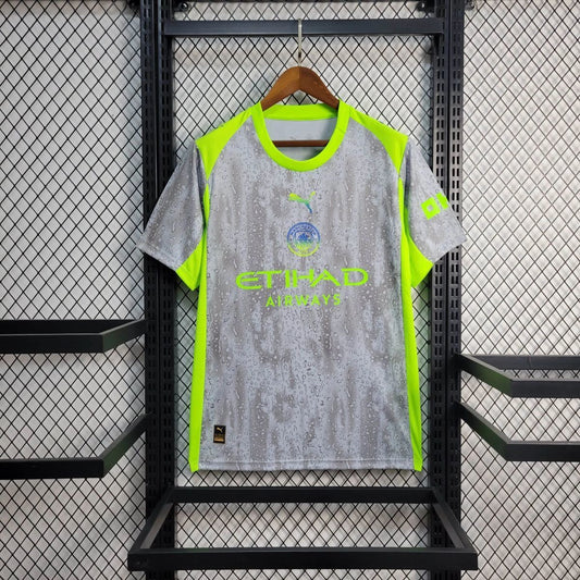 Camisola MCI 2025-26 Alternativa Cinzenta Versão Adepto
