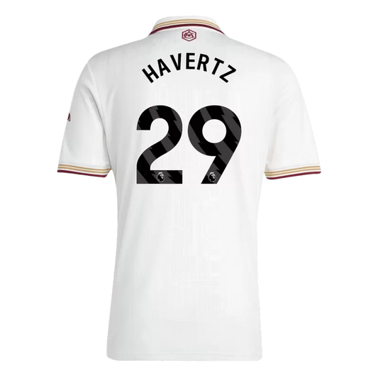 Camisola ARS 2025-26 Alternativa Branca Versão Adepto HAVERTZ #29