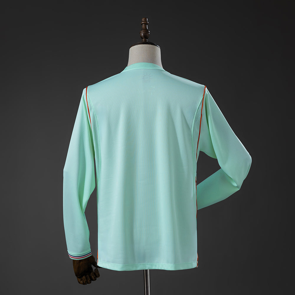 Camisola Manga Comprida França 2026 Alternativa Verde Versão Adepto