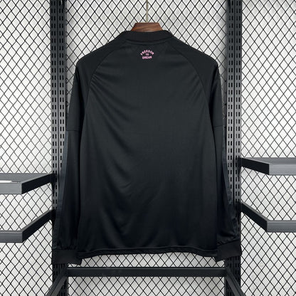 Camisola Manga Comprida Inter Miami CF 2026-27 Alternativa Preta Versão Adepto