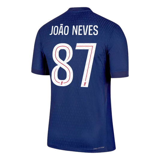Camisola FC Paris Saint-Germain 2025-26 Principal Versão Adepto JOÃO NEVES #87