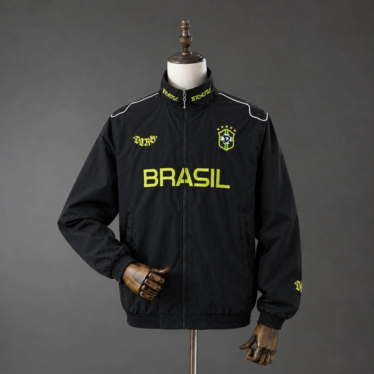 Corta Vento Brasil 2026 Preto