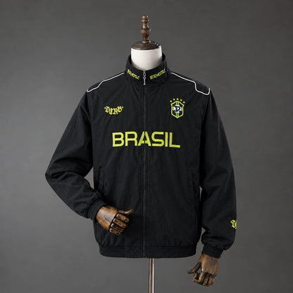 Corta Vento Brasil 2026 Preto