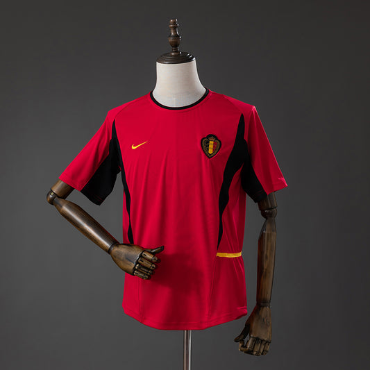 Camisola Belgica 2002 Principal Versão Adepto
