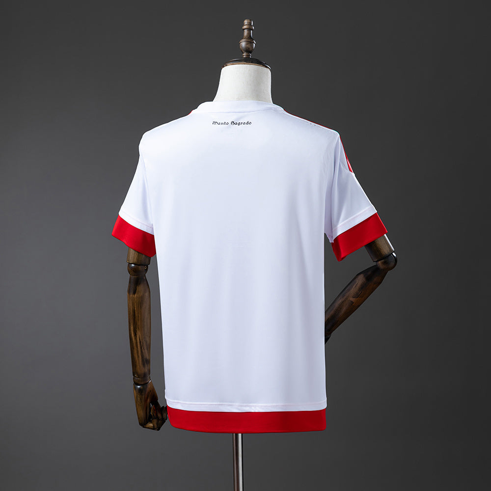 Camisola CR Flamengo 2015-16 Alternativa Branca Versão Adepto