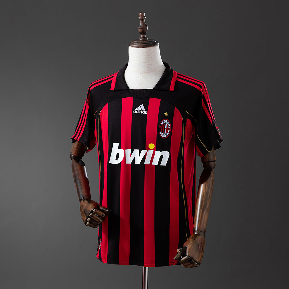 Camisola AC Milan 2006-07 Principal Versão Adepto MALDINI #3
