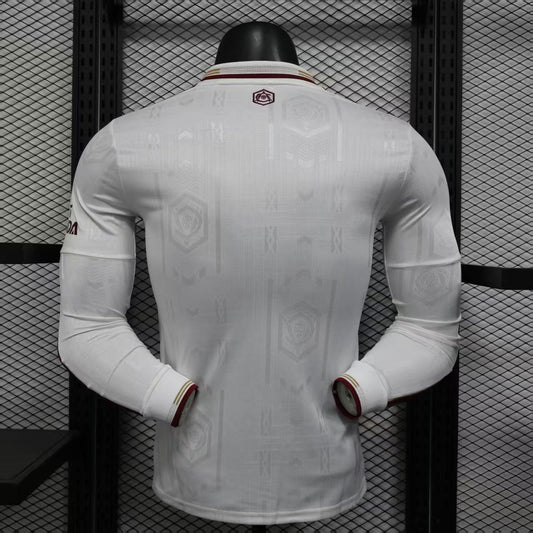 Camisola Manga Comprida ARS 2025-26 Alternativa Branca Versão Jogador