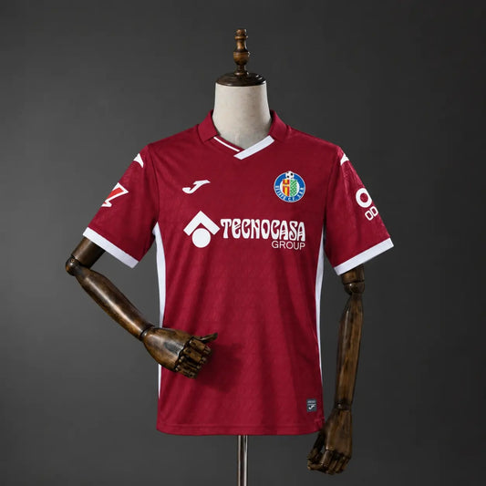 Camisola Getafe 2026-27 Alternativa Vermelha Versão Adepto