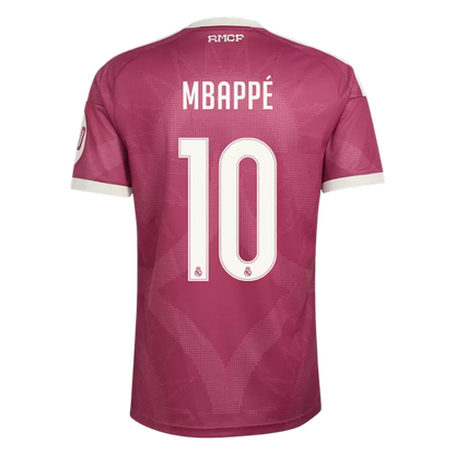 Camisola Real Madrid CF 2026-27 Alternativa Vermelha Versão Adepto MBAPPÉ #10
