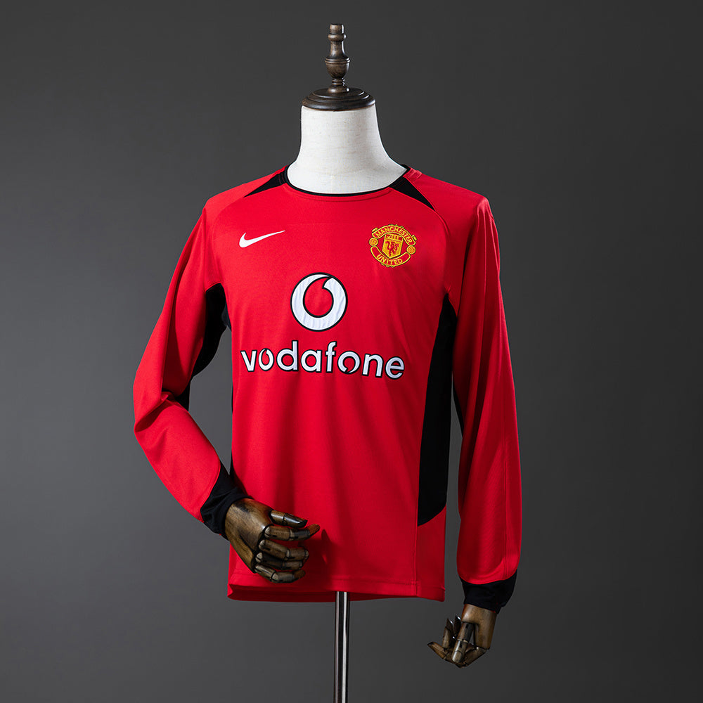 Camisola Manga Comprida M-UNITED 2002-03 Principal Versão Adepto