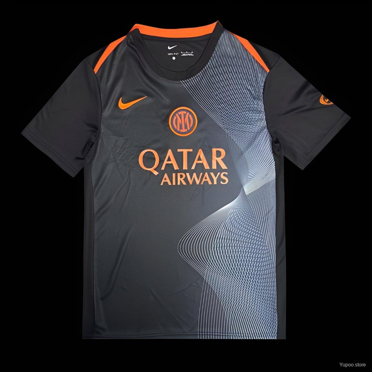 Camisola Inter Milão 2025-26 Alternativa Preta Versão Adepto