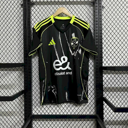 Camisola Al Ahly FC 2025-26 Alternativa Preta Versão Adepto