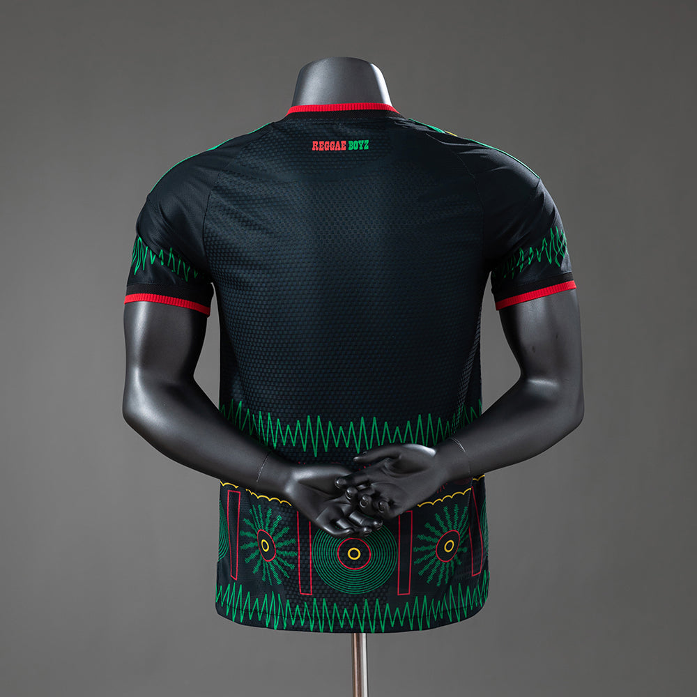 Camisola Jamaica 2026 Alternativa Preta Versão Jogador