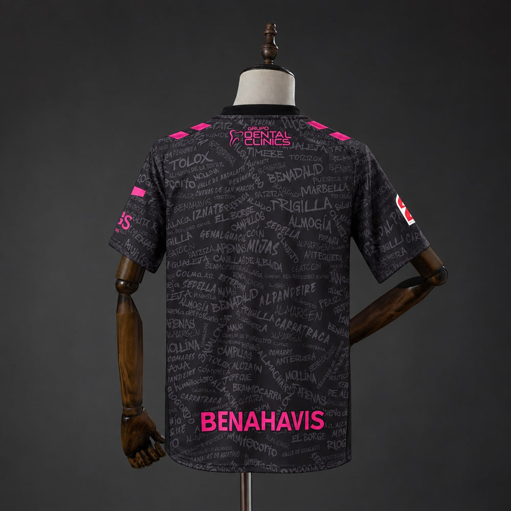 Camisola Malaga CF 2026-27 Alternativa Preta Versão Adepto