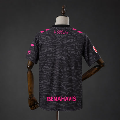 Camisola Malaga CF 2026-27 Alternativa Preta Versão Adepto