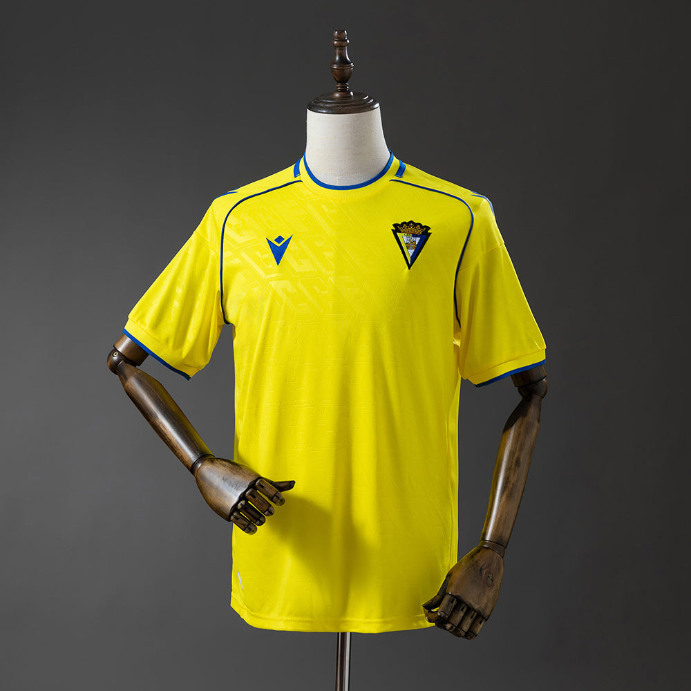 Camisola Cadiz CF 2025-26 Principal Versão Adepto