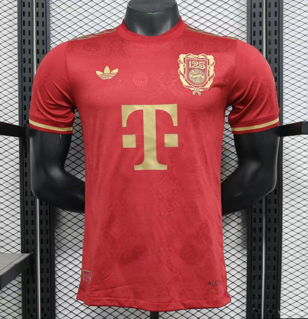 Camisola FC Bayern Munique 2024-25 Edição 125º Aniversario Versão Jogador