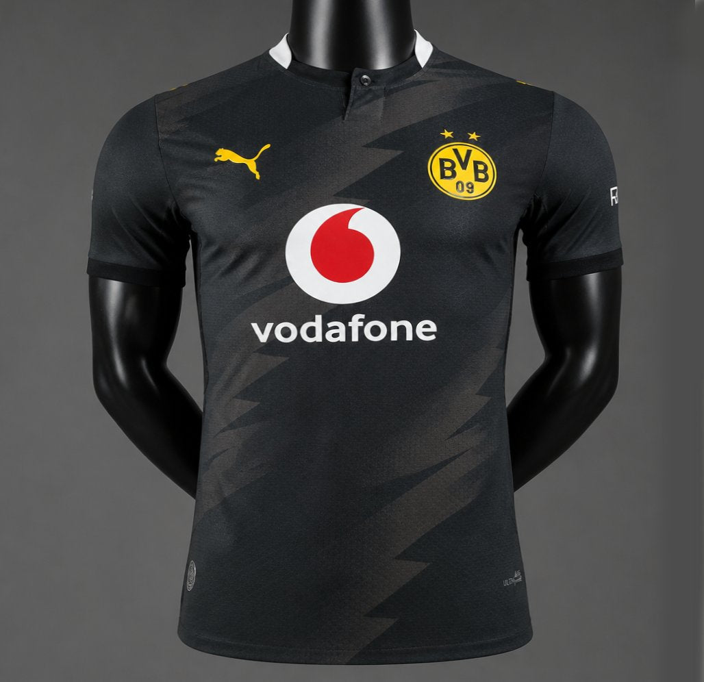 Camisola Borussia Dortmund 2026-27 Alternativa Preta Versão Jogador