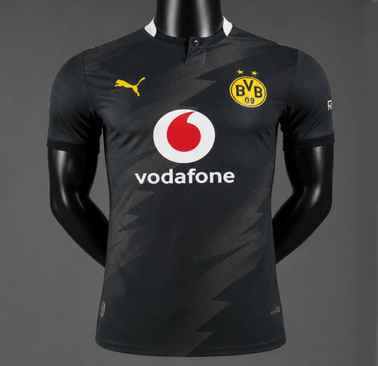 Camisola Borussia Dortmund 2026-27 Alternativa Preta Versão Jogador