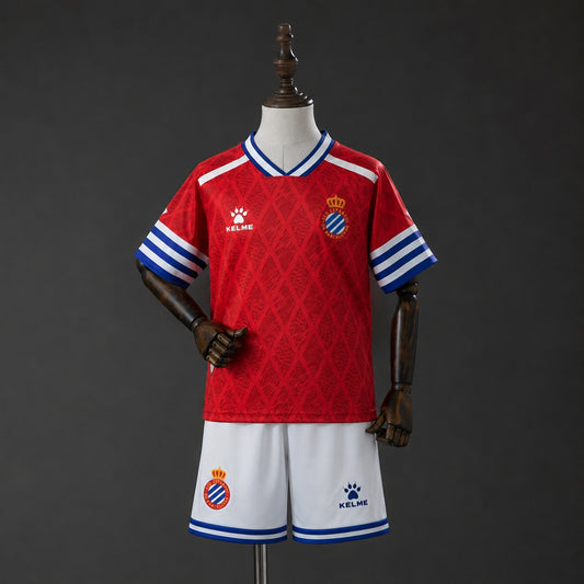 Kit Criança RCD Espanyol 2026-27 Alternativo Vermelho