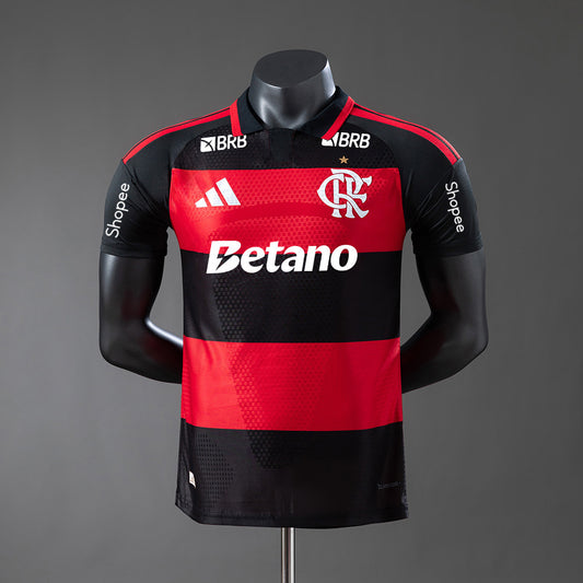 Camisola CR Flamengo 2026-07 Principal Versão Jogador Todos Patrocinadores