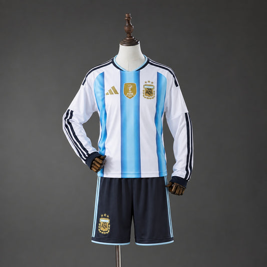 Kit Criança Manga Comprida Argentina 2026 Principal