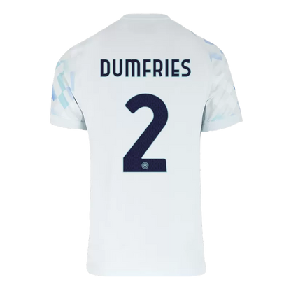 Camisola Inter Milão 2025-26 Alternativa Branca Versão Adepto DUMFRIES #2