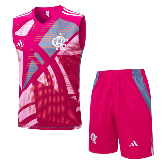 Kit Treino Manga Cava CR Flamengo 2025-26