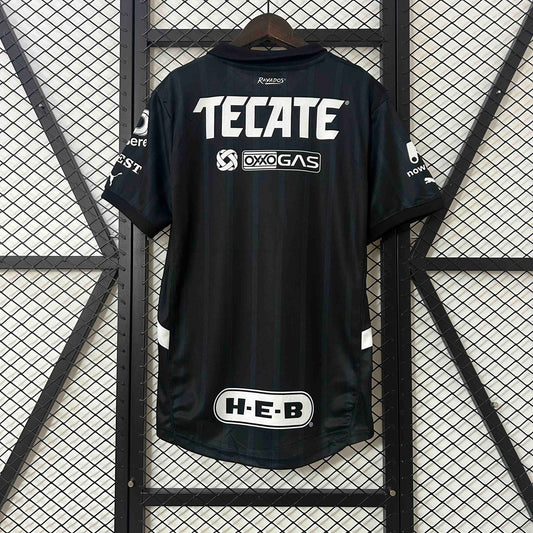 Camisola CF Monterrey 2024-25 Alternativa Preta Versão Adepto
