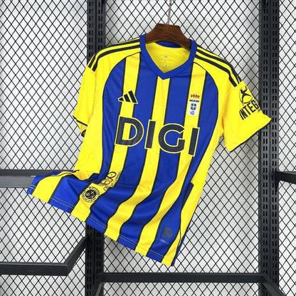 Camisola Real Oviedo 2025-26 Alternativa Amarela Versão Adepto