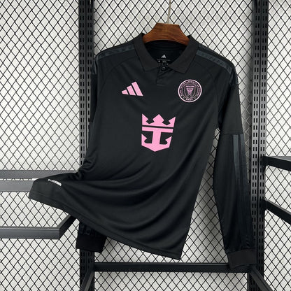 Camisola Manga Comprida Inter Miami CF 2026-27 Alternativa Preta Versão Adepto