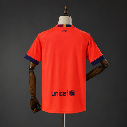 Camisola FC Barcelona 2014-15 Alternativa Laranja Versão Adepto