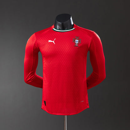 Camisola Manga Comprida Portugal 2025 Principal Versão Jogador