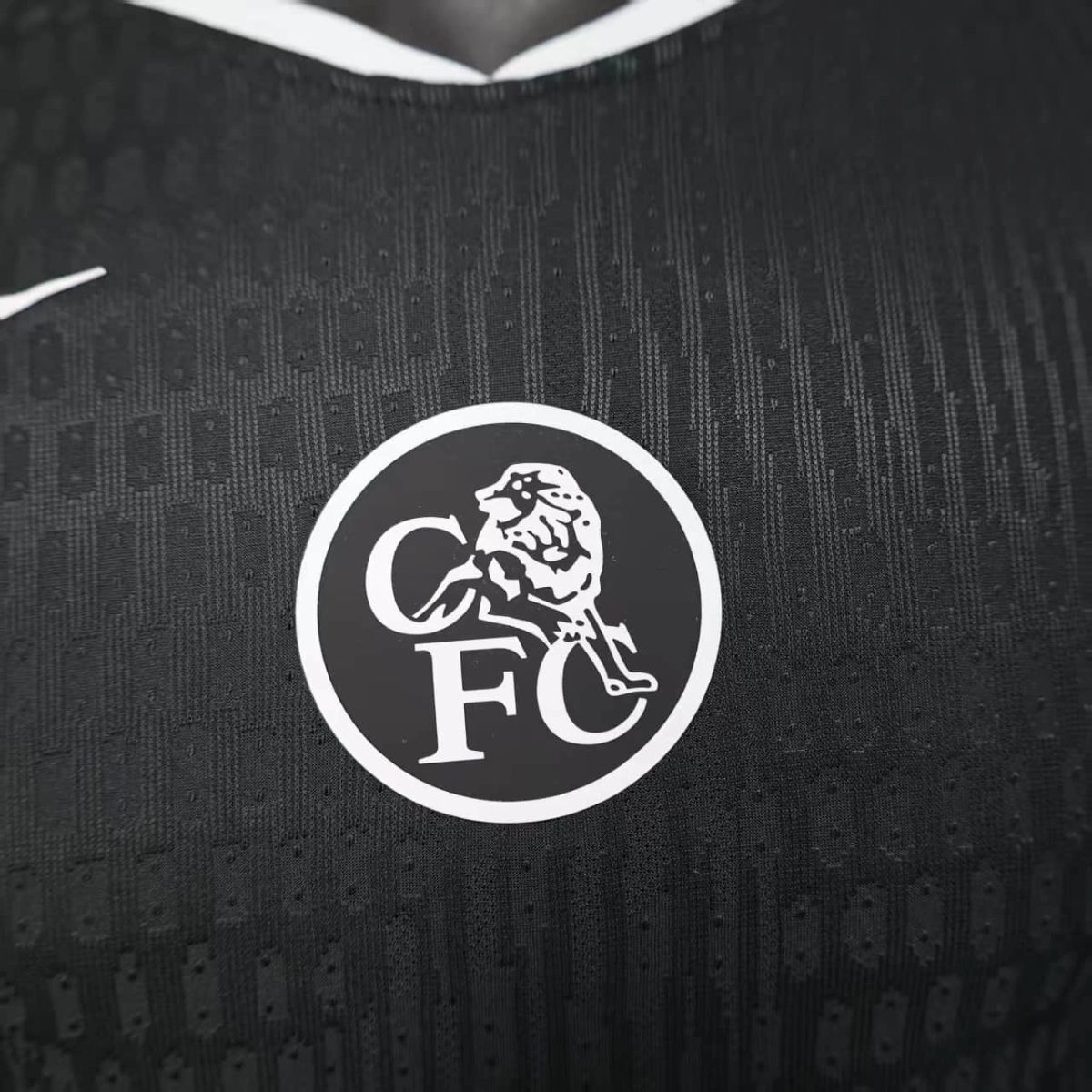 Camisola CHE 2025-26 Alternativa Preta Versão Jogador