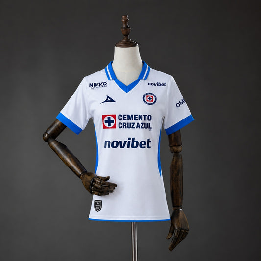 Camisola CD Cruz Azul 2026-27 Alternativa Branca Versão Mulher