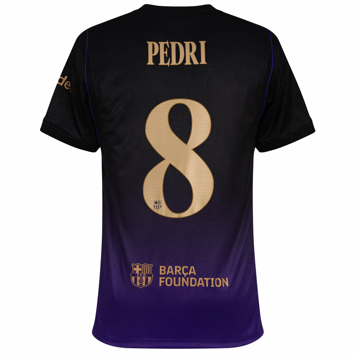 Camisola FC Barcelona 2026-27 Alternativa Roxa UCL Versão Adepto PEDRI #8