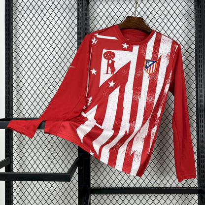 Camisola Manga Comprida Atletico Madrid 2025-26 Pre-Match Versão Adepto