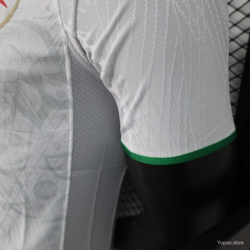 Camisola Omã 2024 Alternativa Branca Versão Jogador